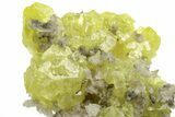 Striking Sulfur Crystal Cluster - Italy #207693-1